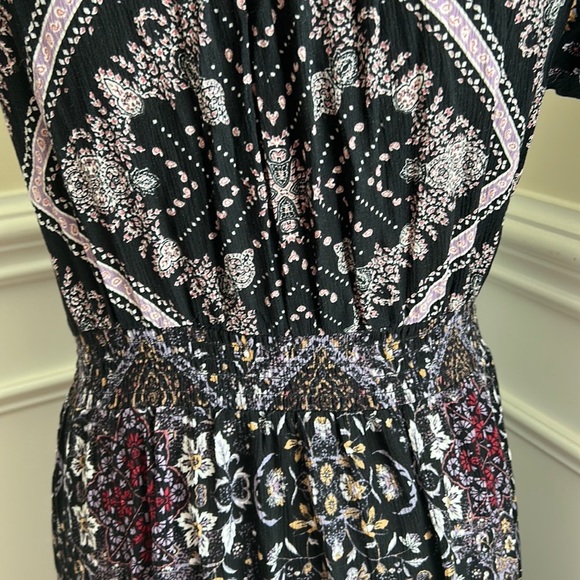 Knox Rose Maxi Boho Button Down Dress Sz M - Picture 6 of 13